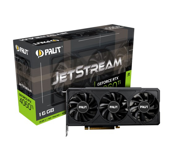 Fotoja e Kartelë grafike Palit GeForce RTX 4060 Ti JetStream 16GB GDDR6