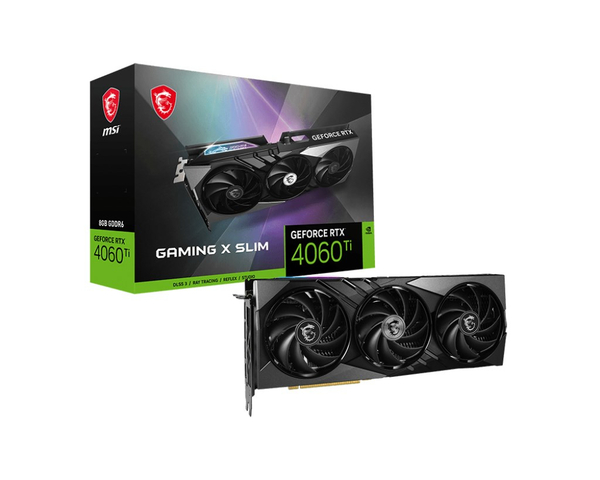 Fotoja e Kartelë grafike MSI GeForce RTX 4060 Ti Gaming X Slim 8GB GDDR6