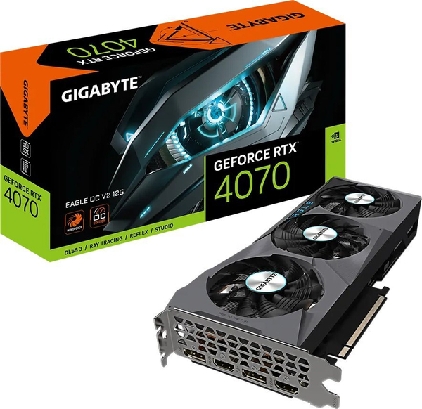 Fotoja e Kartelë grafike Gigabyte GeForce RTX 4070 Eagle OC V2 12GB GDDR6X