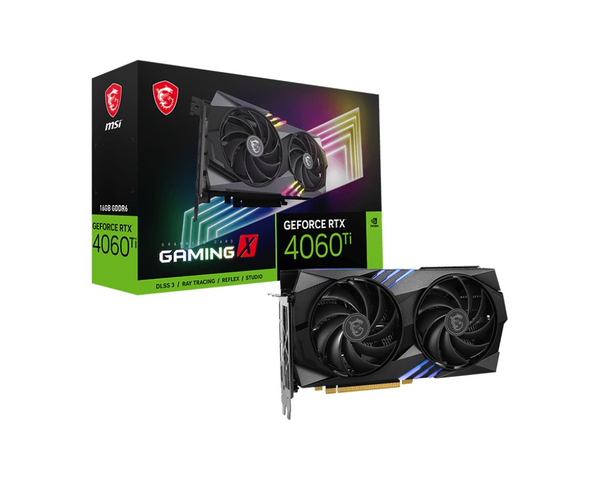 Fotoja e Kartelë grafike MSI GeForce RTX 4060 Ti Gaming X 16GB GDDR6