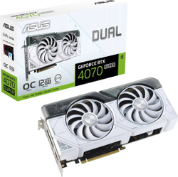 Fotoja e Kartelë grafike Asus Dual GeForce RTX 4070 SUPER White OC 12GB GDDR6X