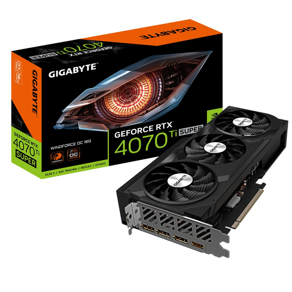 Fotoja e Kartelë grafike Gigabyte GeForce RTX 4070 Ti SUPER Windforce 16GB GDDR6X