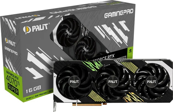 Fotoja e Kartelë grafike Palit GeForce RTX 4070 Ti SUPER GamingPro 16GB GDDR6X