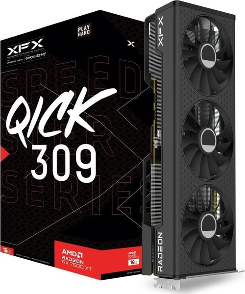 Fotoja e Kartelë grafike XFX Speedster QICK 309 Radeon RX 7600 XT 16GB GDDR6