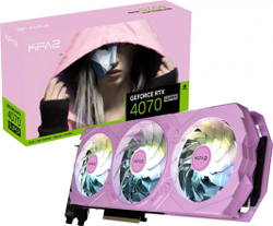 Fotoja e Kartelë grafike KFA2 GeForce RTX 4070 SUPER EX Gamer Pink 1-Click OC 12GB GDDR6X