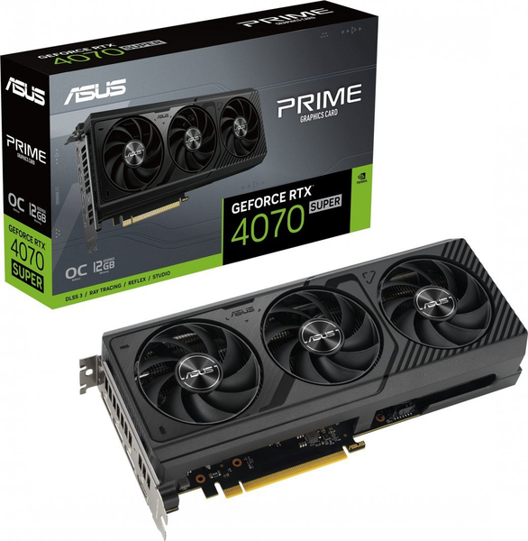 Fotoja e Kartelë grafike Asus Prime GeForce RTX 4070 SUPER 12GB GDDR6X