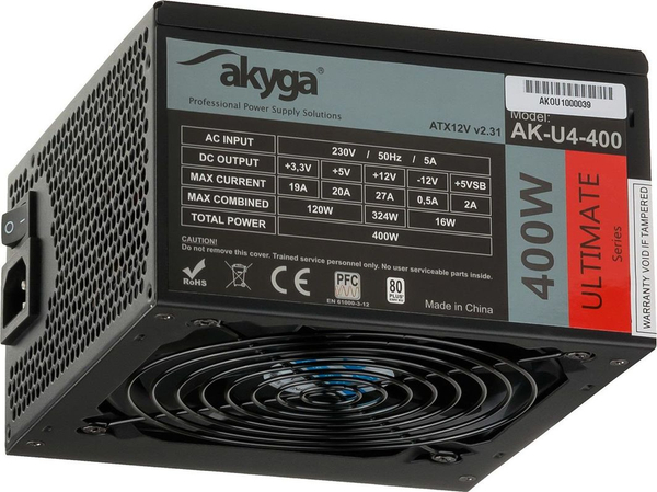 Fotoja e Burim energjie Akyga Ultimate AK-U4-400 ATX, 400W