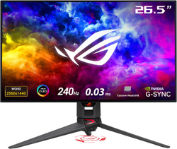 Fotoja e Monitor ASUS ROG PG27AQDM - OLED 26.5", i zi