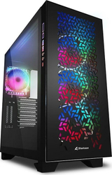Fotoja e Kasë Sharkoon Elite Shark CA300H ARGB, e zezë, Full Tower
