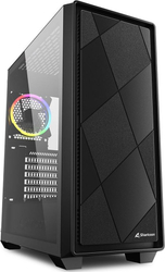 Fotoja e Kasë Sharkoon VS8 RGB, e zezë, Midi Tower