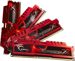 Fotoja e Memorie G.Skill RipjawsX, DDR3, 32 GB, 1333 MHz, CL9, F3-10666CL9Q-32GBXL