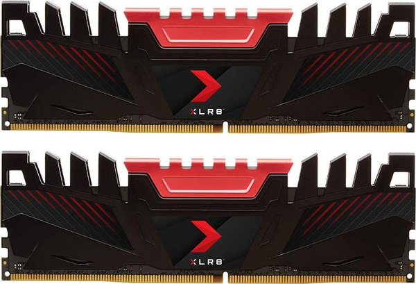 Fotoja e Memorie PNY XLR8, DDR4, 16 GB, 3200 MHz, CL16, MD16GK2D4320016AXR