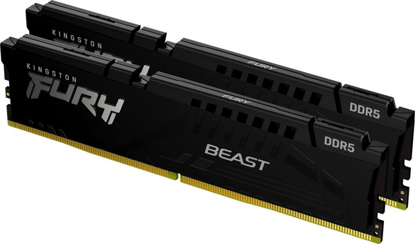 Fotoja e Memorie Kingston Fury Beast, DDR5, 32 GB, 5200 MHz, CL36, KF552C36BBEK2-32