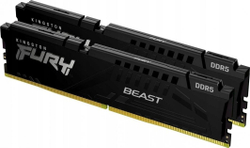 Fotoja e Memorie Kingston Fury Beast, DDR5, 16 GB, 6000 MHz, CL30, KF560C30BBEK2-16