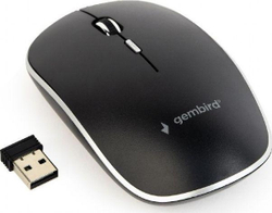 Fotoja e Maus Gembird MUSW-4B-01, wireless, USB, i zi