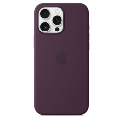 Fotoja e Apple iPhone 16 Pro Max Silicone Case with MagSafe, Plum