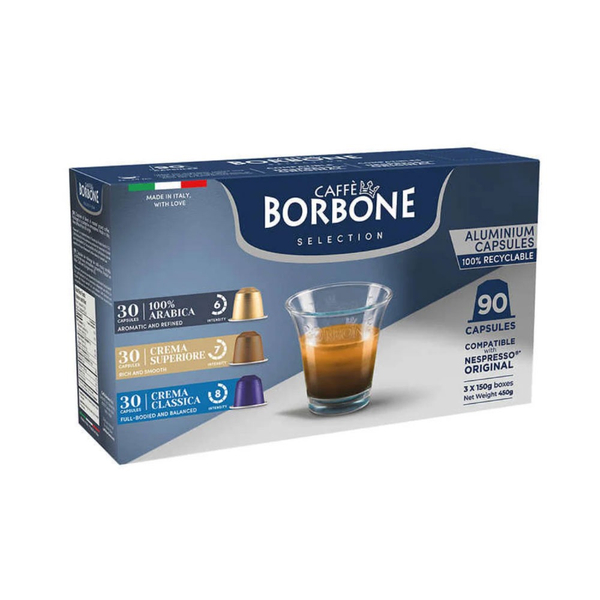 Fotoja e Kafe BORBONE Arabica Crema Superiore, Crema Classica (3x30), 90 kapsula