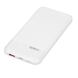 Fotoja e Power Bank iBOX PB10, 10000 mAh, i bardhë