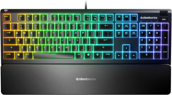 Fotoja e Tastierë Steelseries Apex 3, US, e zezë