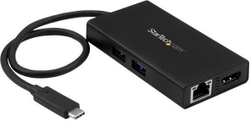 Fotoja e Përshtatës StarTech Multiport USB-C, i zi