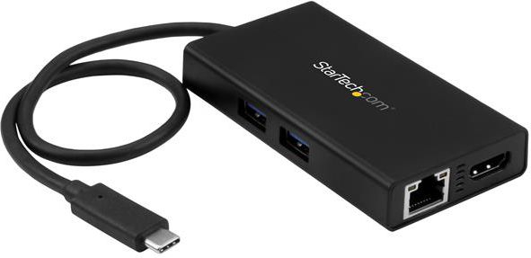 Fotoja e Përshtatës StarTech Multiport USB-C, i zi