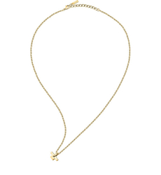 Fotoja e Qafore për femra Trussardi T-Logo TJAXC12, 55 cm, e artë