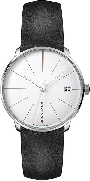 Fotoja e Orë dore për meshkuj Junghans Meister Fein Kleine Automatic 27/4230.00, e zezë