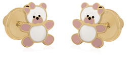 Fotoja e Vathë për femra Brilio Teddy Bears 14/168.521/17ROSA, të artë/bardhë