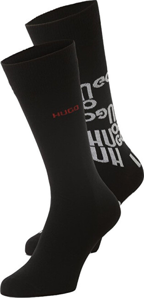 Fotoja e Çorape për meshkuj Hugo Boss, 2 copë, nr. 43-46, të zeza