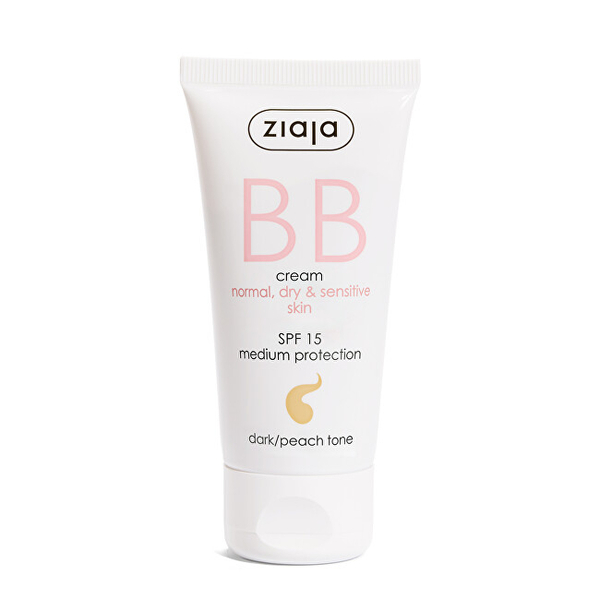 Fotoja e Krem BB Ziaja SPF 15 Dark/Peach Tone (BB Cream), 50 ml