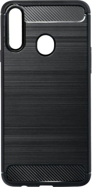 Fotoja e Mbrojtëse Carbon Case për Samsung Galaxy A21s, e zezë