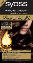 Fotoja e Ngjyrë për flokë Syoss Hair Oleo Intense, 4-86 Chocolate Brown
