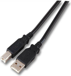 Fotoja e Kabllo EFB USB-A - USB-B, 1m, e zezë