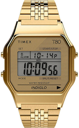 Fotoja e Orë dore për meshkuj Timex T-80 TW2R79200, e artë