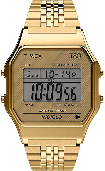 Fotoja e Orë dore për meshkuj Timex T-80 TW2R79200, e artë