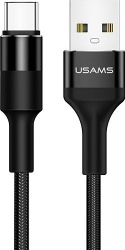 Fotoja e Kabllo USAMS U5, 2A, USB-C, 1,2m, e zezë