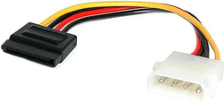 Fotoja e Kabllo StarTech Molex - SATA, 0.15 m, shumëngjyrëshe