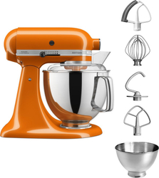 Fotoja e Mikser KitchenAid 5KSM175PSEHY, i portokalltë