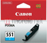 Fotoja e Ngjyrë për printer Canon CLI-551 C, e kaltër, Picture 2