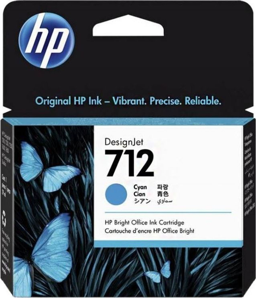 Fotoja e Ngjyrë për printër HP 3ED67A No.712, e kaltër