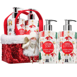 Fotoja e Set për femra Vivian Grey Red Fairy Hand Care, sapun për duar 250 ml + losion për duar 250 ml