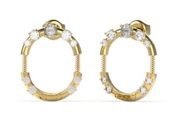 Fotoja e Vathë për femra Guess Sunburst JUBE01402JWYGT, të artë