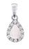 Fotoja e Stoli për qafore për femra Silvego Brisa Rose Quartz and Brilliance Zirconia JJJ1141PRO, e argjendtë/rozë, Picture 1