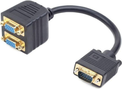 Fotoja e Kabllo Gembird D-Sub (VGA) x2 D-Sub (VGA), 0.2 m, e zezë