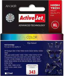 Fotoja e Ngjyrë Activejet AH-343R / C8766EE nr. 343, cian/magenta/e verdhë