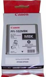 Fotoja e Ngjyrë Canon PFI-102MBK, e zezë