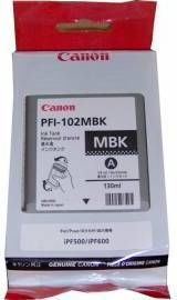 Fotoja e Ngjyrë Canon PFI-102MBK, e zezë