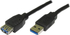 Fotoja e Kabllo Logo, USB-A - USB-A, 1.8 m, e zezë, Picture 1