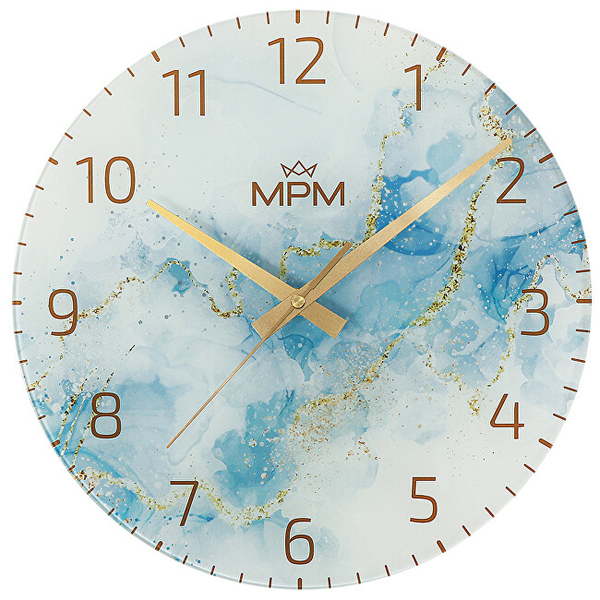 Fotoja e Orë muri MPM Quality Onyx E09.4375, e kaltër