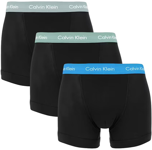 Fotoja e Mbathje për meshkuj Calvin Klein U2662G-N22, 3 copë, XL, të zeza